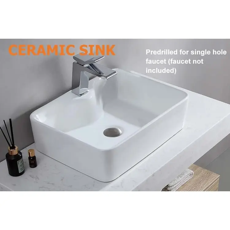 Nicki Vanity Wood cabinet with Basin - Image 7