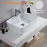 Nicki Vanity Wood cabinet with Basin - Image 11