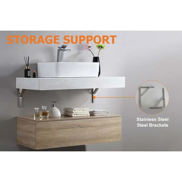Nicki Vanity Wood cabinet with Basin - Image 5