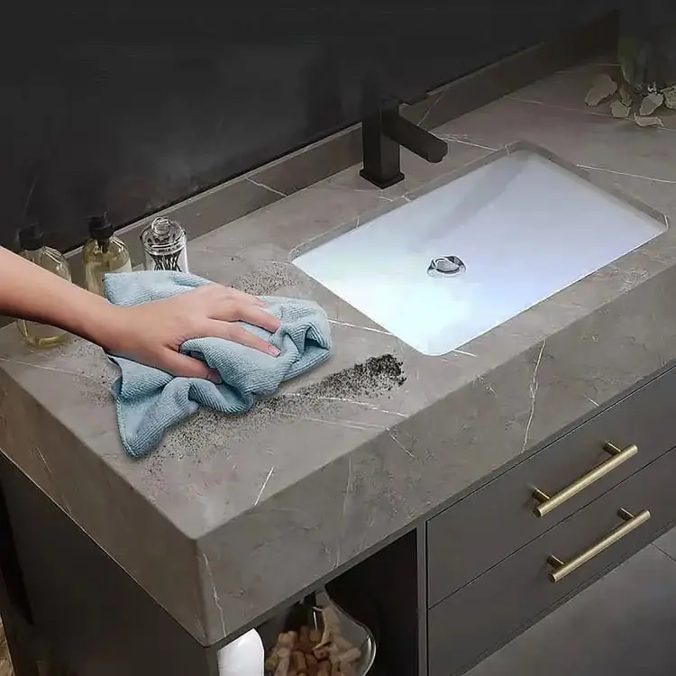 Diamond Vanity Wood cabinet with Basin - Image 9