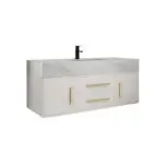 Pearl Vanity Wood cabinet with Basin - Image 5