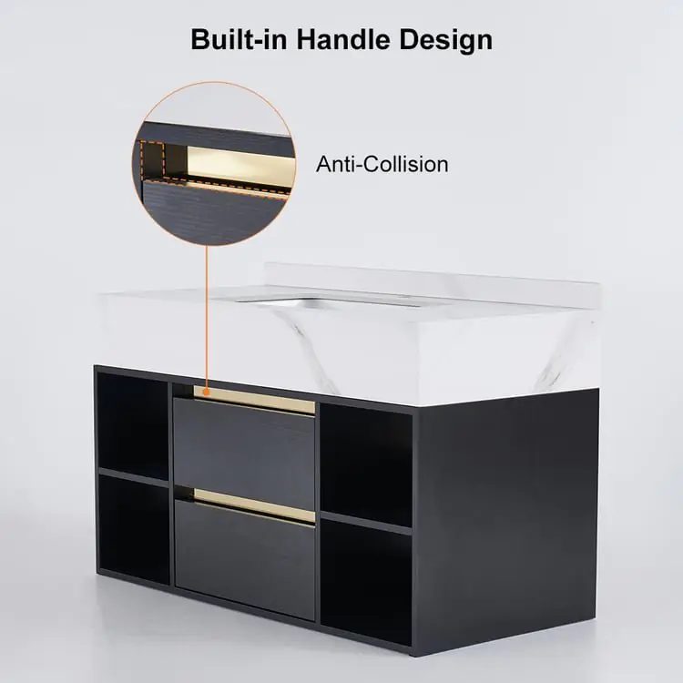 MATTER Vanity Wood cabinet with Basin - Image 10