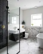 MATTER Vanity Wood cabinet with Basin - Image 15
