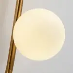 Gold Metal Acrylic Pipe LED Wall Lamp Compatible with Living Room - Image 3