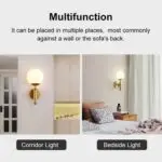 TrenGlow Creative Modern Minimalist Bedroom Bedside Wall Lamp - Image 10