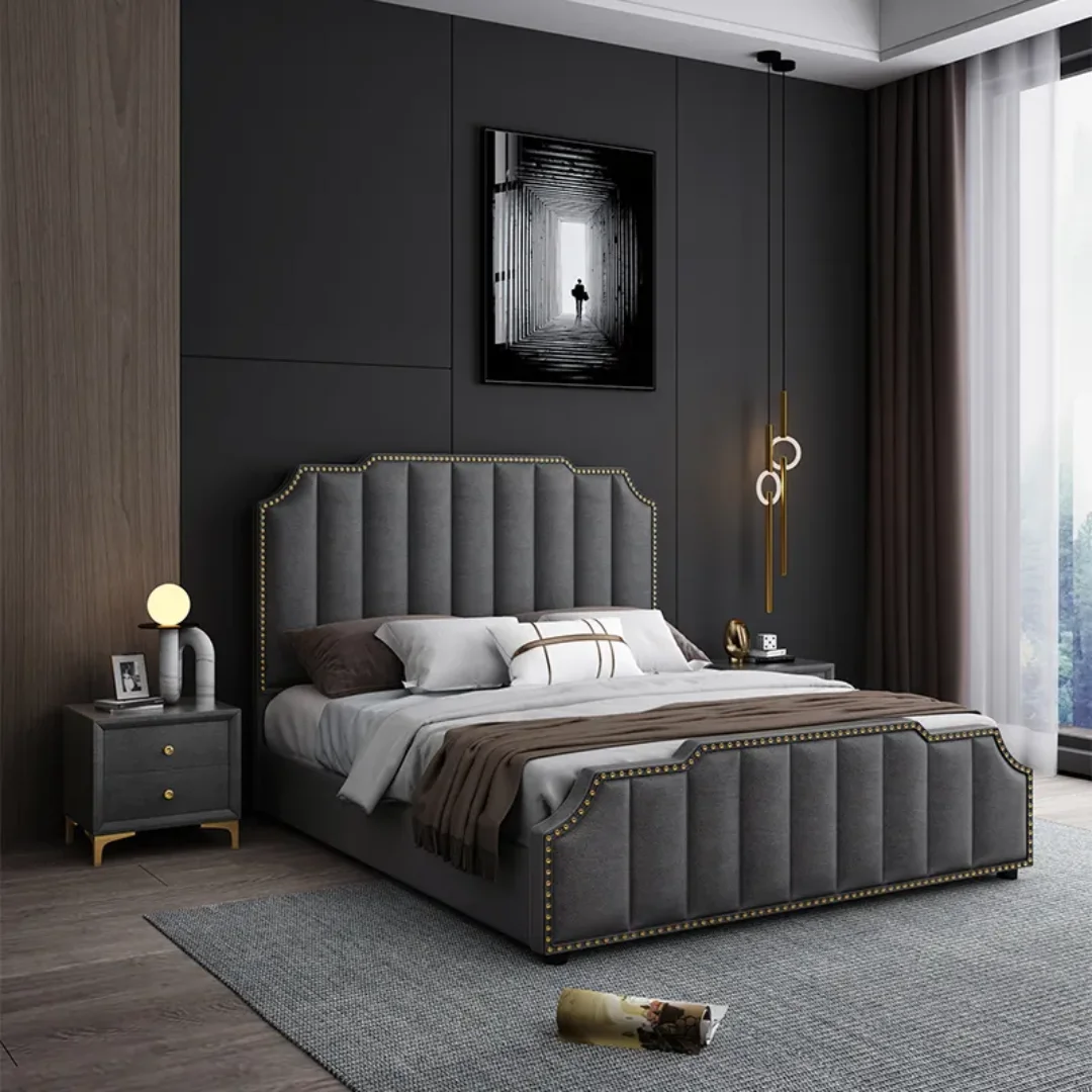 2025/05/1000162309-1.png Revvex Modern Italian Design Luxury Bed King Size Modern Leather Bed - Image 1