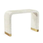 Oriental Style High Level Console Table Marble Mosaic Entry table - Image 4