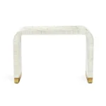 Oriental Style High Level Console Table Marble Mosaic Entry table - Image 3