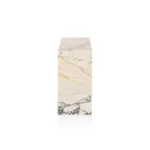 Stonex Italian style luxury living room furniture corner table hallway marble console table - Image 5