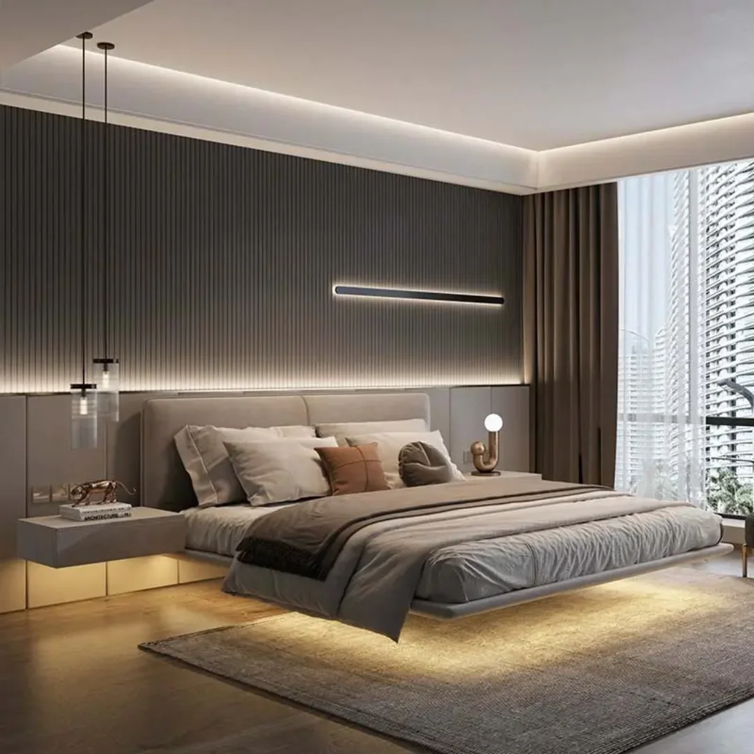 2025/05/1000163264.png Luxury & Classy modern King bed room furniture bedroom set bed frame solid wooden - Image 1