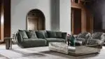 Exeon Modern High End Coffee Table Mirror Gold Finish with marble Elegant Table - Image 6