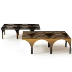 UrbanEdge Sculpt Steel Coffee Table - Image 2