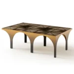 UrbanEdge Sculpt Steel Coffee Table - Image 3