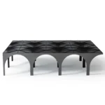 UrbanEdge Sculpt Steel Coffee Table - Image 4