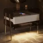 Twilight Night tables furniture small metal baroque side table