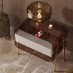 Twilight Night tables furniture small metal baroque side table - Image 5