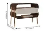 Twilight Night tables furniture small metal baroque side table - Image 12