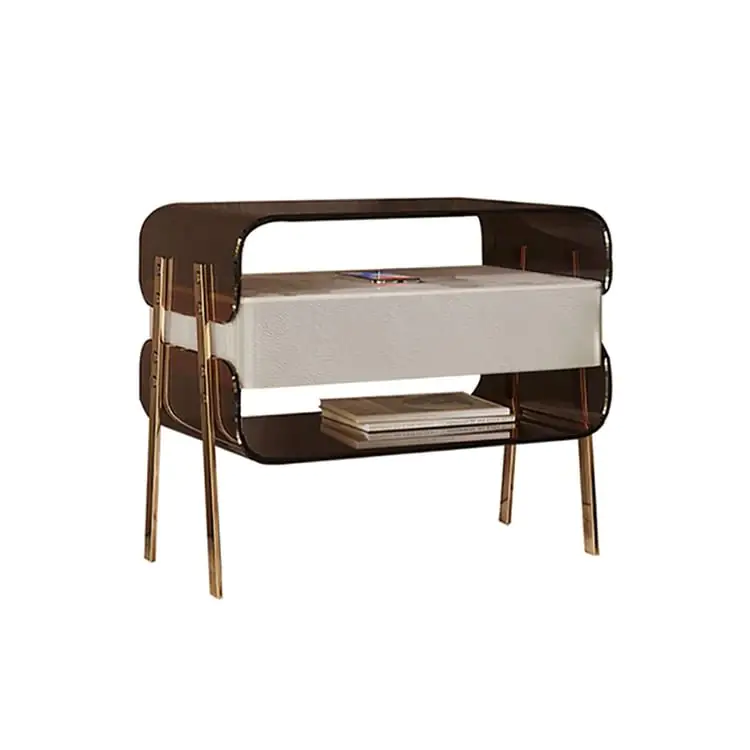 Twilight Night tables furniture small metal baroque side table - Image 3