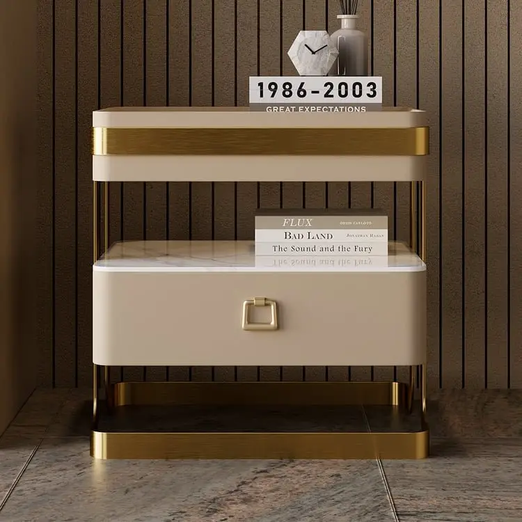 Rathfarnham Contemporary Bed Side Table Pair - Stylish & Functional - Image 2