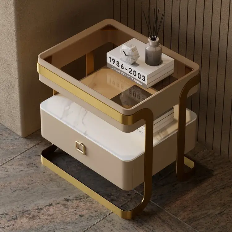 Rathfarnham Contemporary Bed Side Table Pair - Stylish & Functional - Image 5