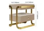 Rathfarnham Contemporary Bed Side Table Pair - Stylish & Functional - Image 8