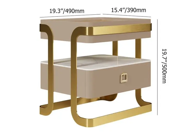 Rathfarnham Contemporary Bed Side Table Pair - Stylish & Functional - Image 8