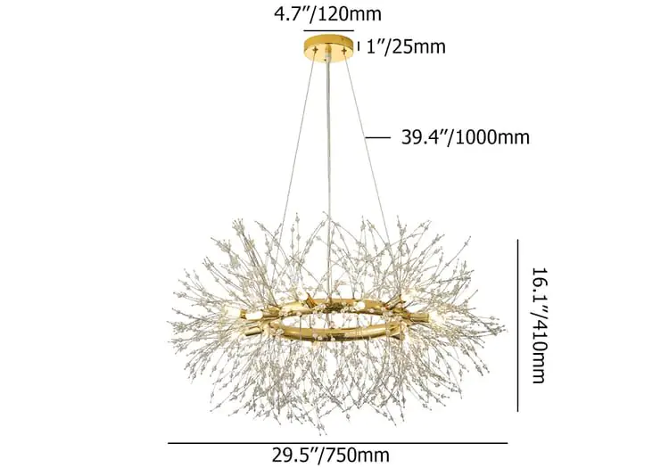 Mesh Light Impressive Chandelier Lamp With Small Lights - Image 7