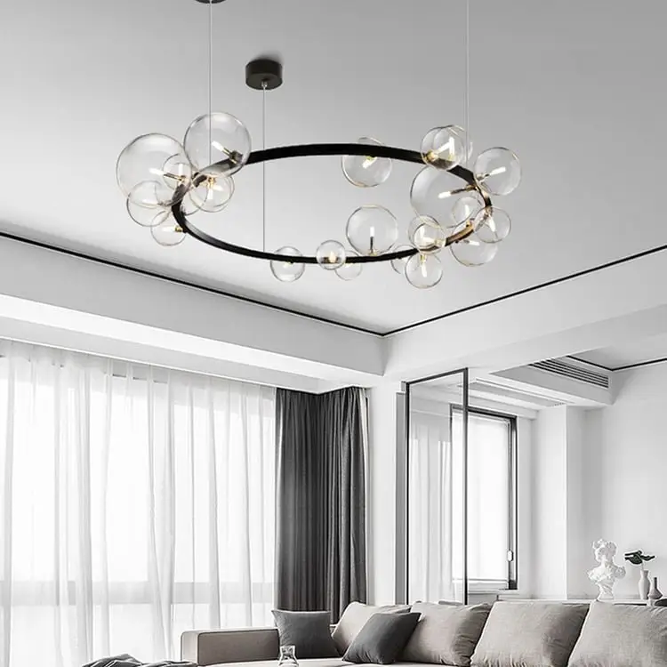 Sora Crystal Ceiling Mount Lamp - Image 5