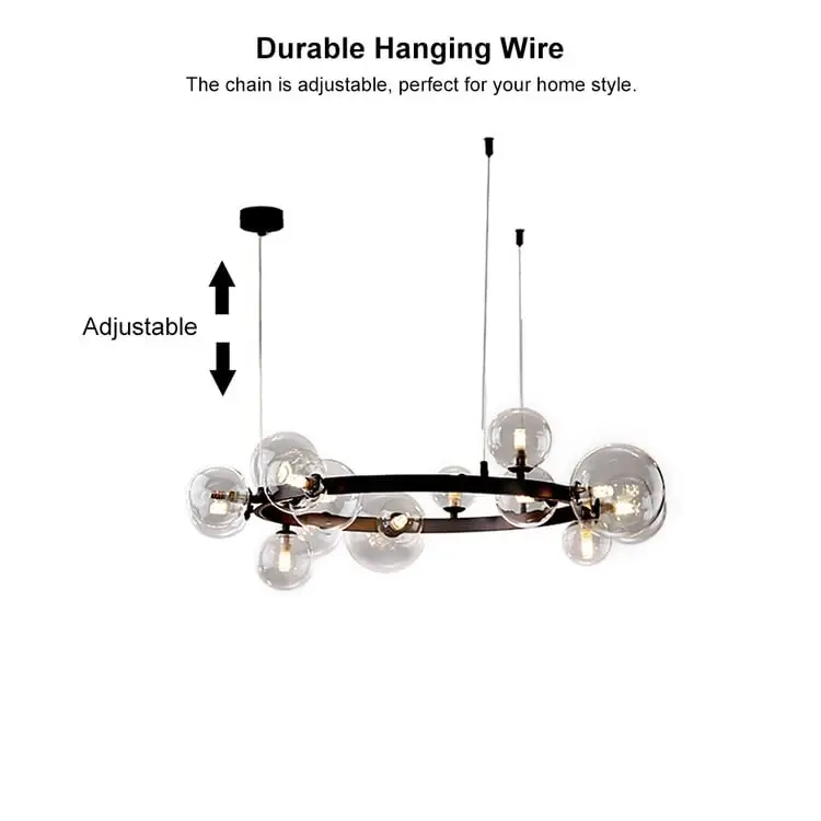Sora Crystal Ceiling Mount Lamp - Image 16