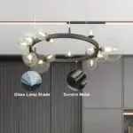 Sora Crystal Ceiling Mount Lamp - Image 10