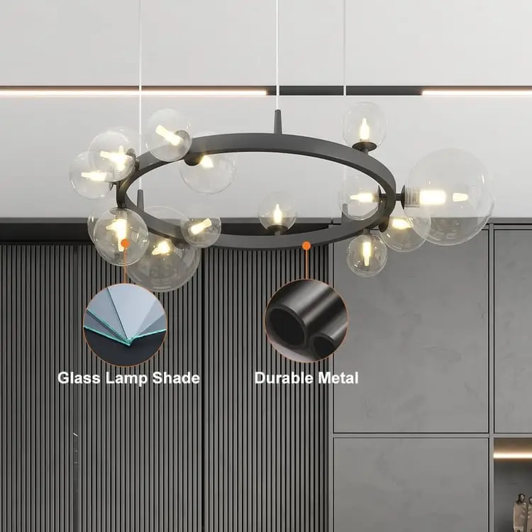 Sora Crystal Ceiling Mount Lamp - Image 10