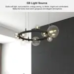 Sora Crystal Ceiling Mount Lamp - Image 7