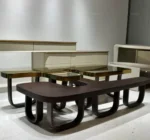 Crosby Post-Modern Leisure Luxury Coffee Table - Image 6