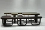 Crosby Post-Modern Leisure Luxury Coffee Table - Image 5
