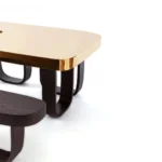 Crosby Post-Modern Leisure Luxury Coffee Table - Image 4