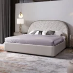 Reflex Modern Italian Design Luxury Bed King Size Modern Leather Bed - Image 7