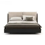 COMFORT Modern Italian Design Luxury Bed King Size Modern Leather Bed - Image 5