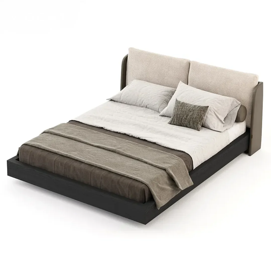 COMFORT Modern Italian Design Luxury Bed King Size Modern Leather Bed - Image 6