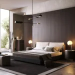 COMFORT Modern Italian Design Luxury Bed King Size Modern Leather Bed