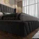 Kurtney Modern Italian Design Leather King Size Bed Copy - Image 3