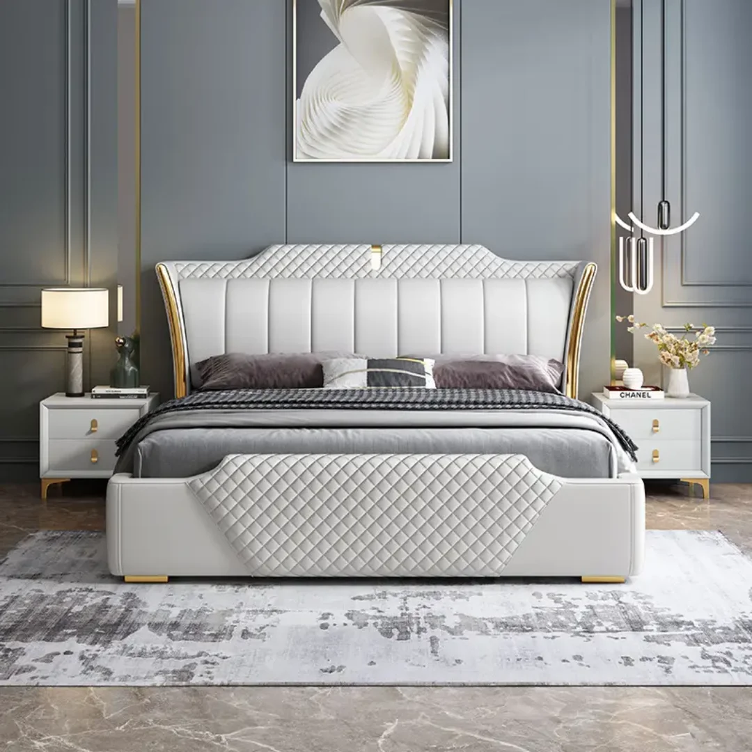 2025/05/1000166337.png FlexEase Modern Italian Design Luxury Bed King Size Modern Leather Bed - Image 1