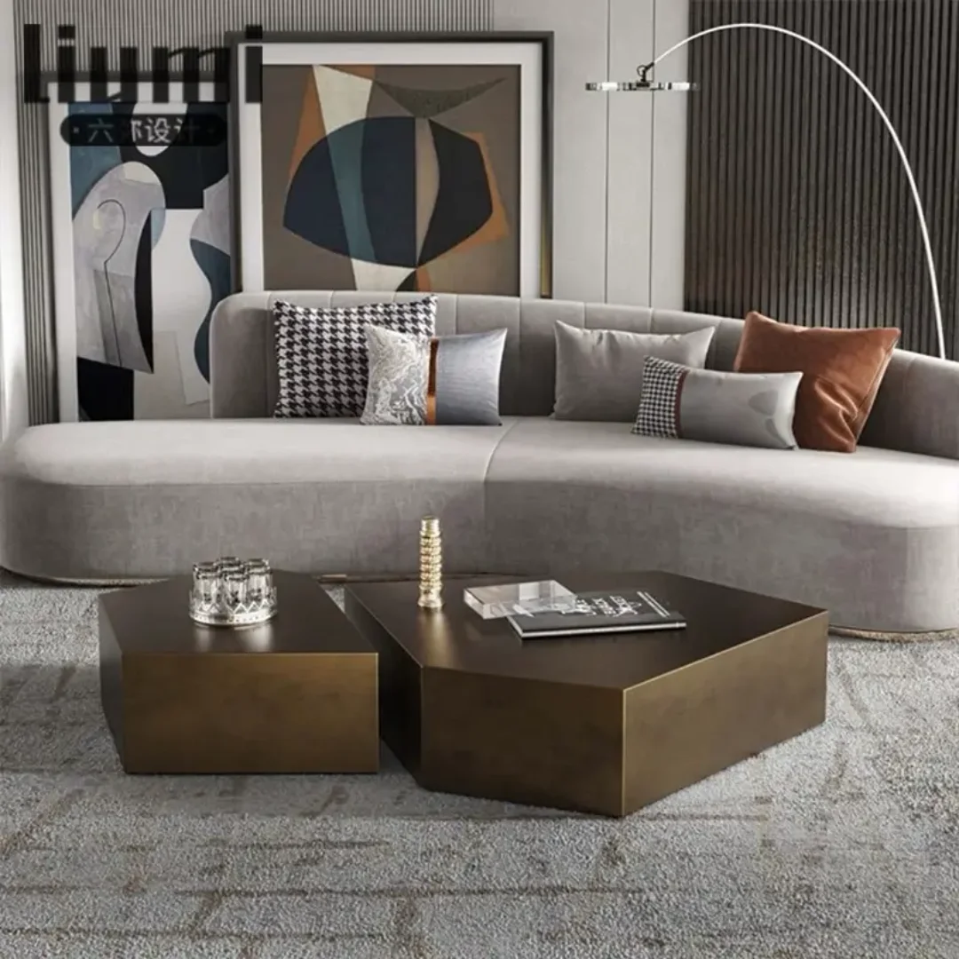 Evara veneer top Contemporary Coffee Table - Image 1