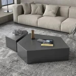 Evara veneer top Contemporary Coffee Table - Image 5