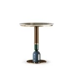 Sheldon Wooden Top Coffee Table | Cafe table - Image 2