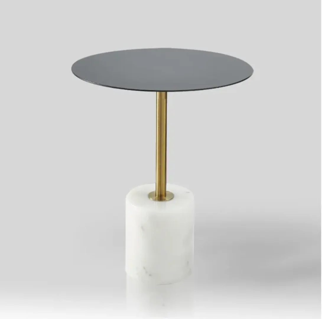 Tuffton Modern Round Metal Side Table - Image 4