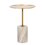 Tuffton Modern Round Metal Side Table - Image 2
