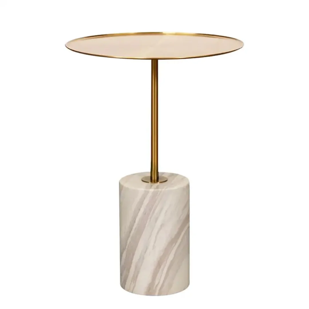 Tuffton Modern Round Metal Side Table - Image 2