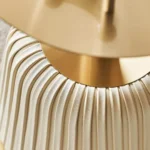 Marcella Gold Metal Legs Contemporary end Table - Image 3