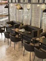 Neptune LuxeSheen Western Restaurant Dining Chair