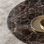 Venisa Stainless Steel Console Table with Marble Top - Modern Luxury for Your Home - Image 4